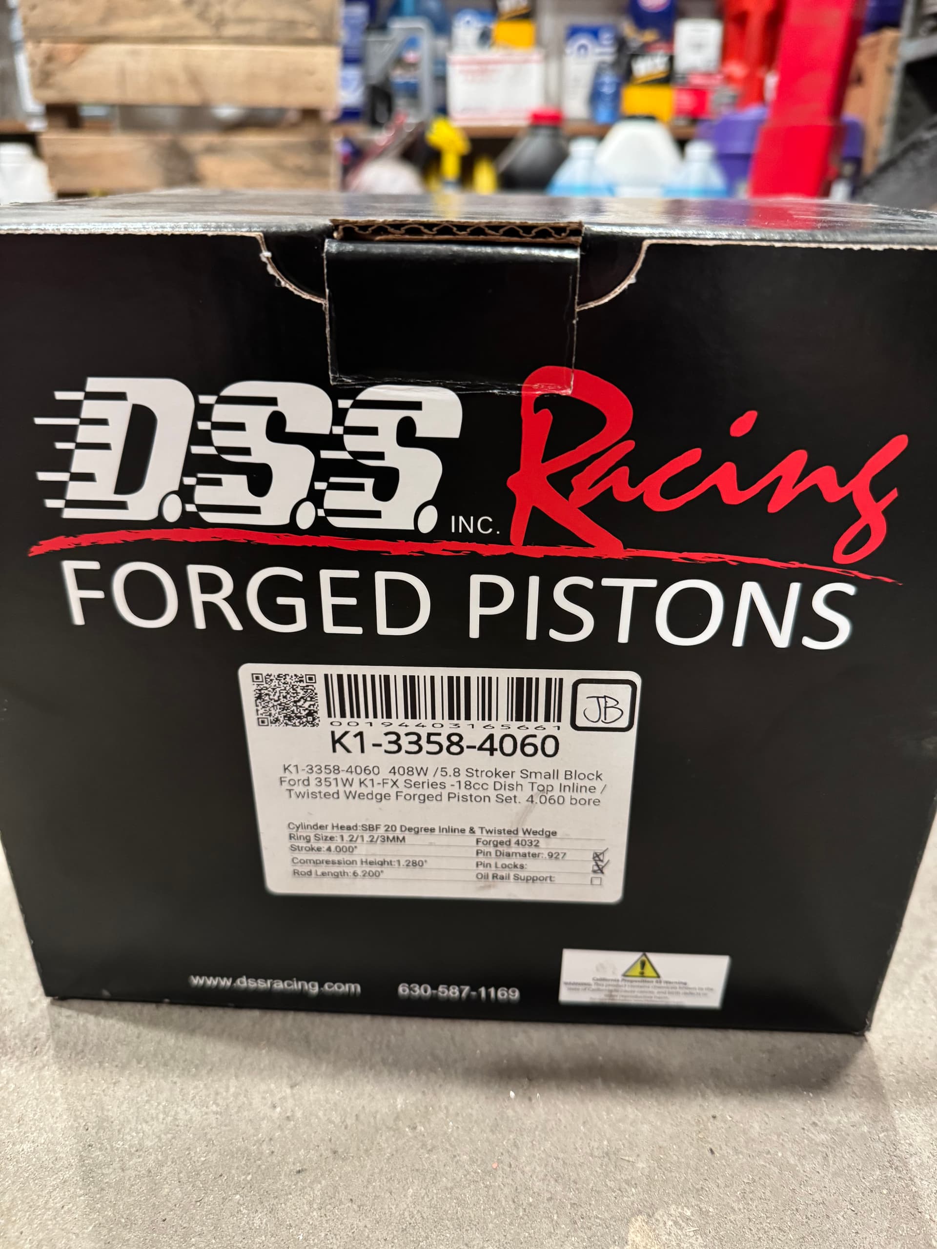 414w forged pistons